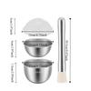 Large Capacity Garlic Masher 304 Stainless Steel Mortar Grinding Bowl Garlic Mashing Pot  Baby Food