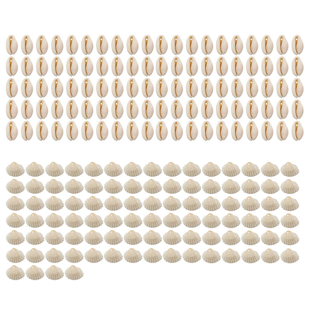 Pack of 100 Natural Seashells Charm Sea Shell Accessories for Handmade Bracelets and Necklaces Jewelry Components
