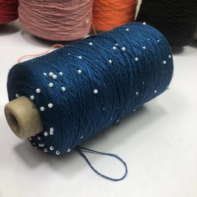 Multi-color 350g 70%Cotton Lace Soft Crochet Hand Beaded Yarn Hand-Knitted Yarn For Knitting Sweaters Hats Scarves