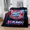 Fc Bayern München Fan Gear Customize Text Blanket Gift Customizable Blanket Soft Warm Cozy for Living Room Home Decor Chair Office Chair