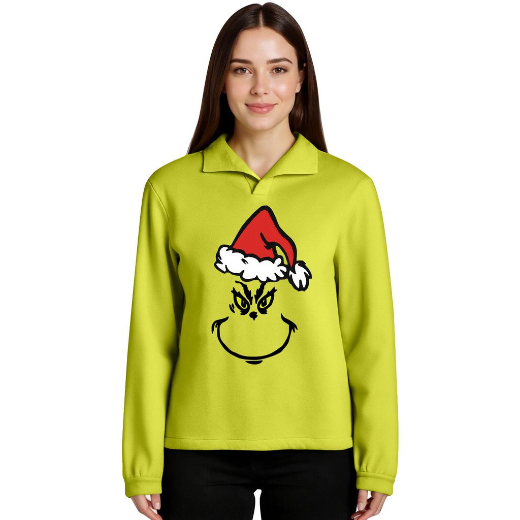 Stand-up Collar Long-sleeved Pullover Top, Print Sports Top