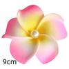 Pearl Flower Hair Clip Plumeria Flowers Side Bangs Clip Beach Claw Clips Headpiece For Women Hawaiian Barrettes Accessories