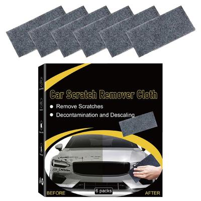 Auto-Kratzer-Reparaturtuch, 6 Stück, Auto-Kratzer-Tücher, Nanosparkle-Auto-Detailreinigungstuch, Autowaschzubehör