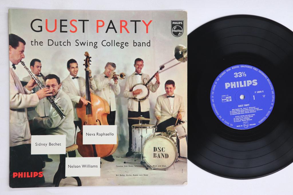 10inch Record DUTCH SWING COLLEGE BAND - Guest Party P10940R PHILIPS Holland Jazz Used