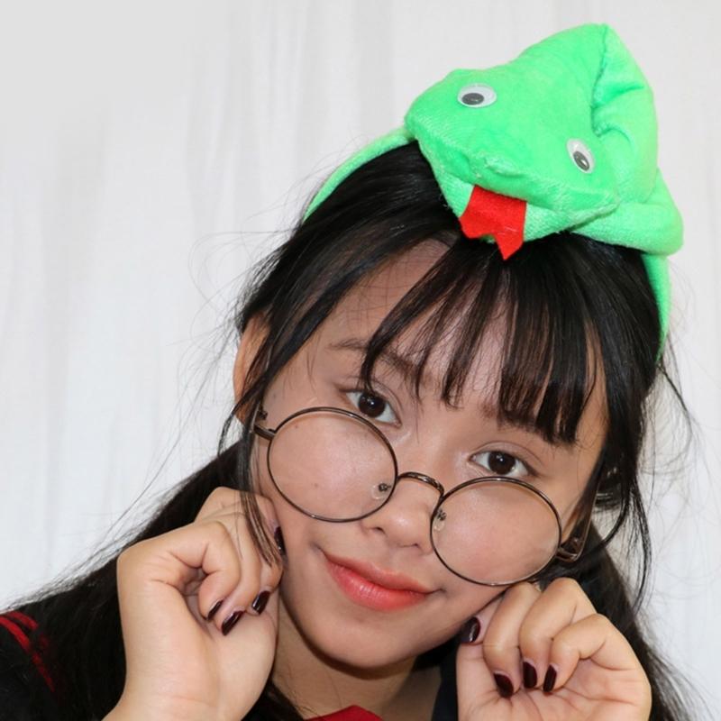 Snake Role Play Costume Set with Headband Tail Bowtie Skirt Halloween Snake Outfit Accessory for Kids Boy Girl Cosplay