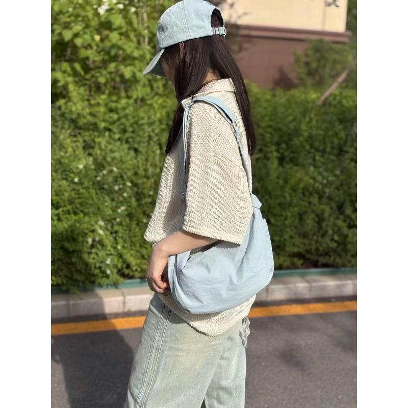 Dumpling Bag Casual Trendy Wide-shoulder Strap Large-capacity Single-shoulder Crossbody Bag