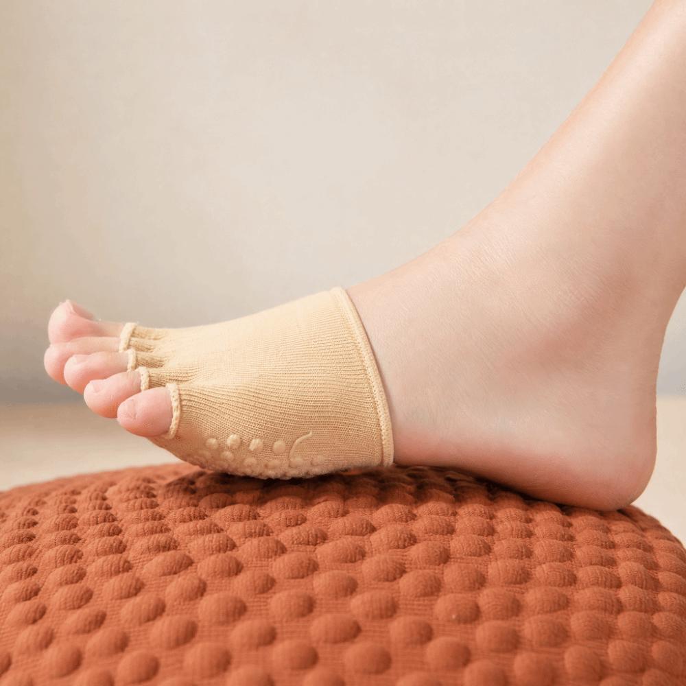 Unsichtbare Vorfußsocken Elastische Zehensocken Modische Halbfußsocken Herren