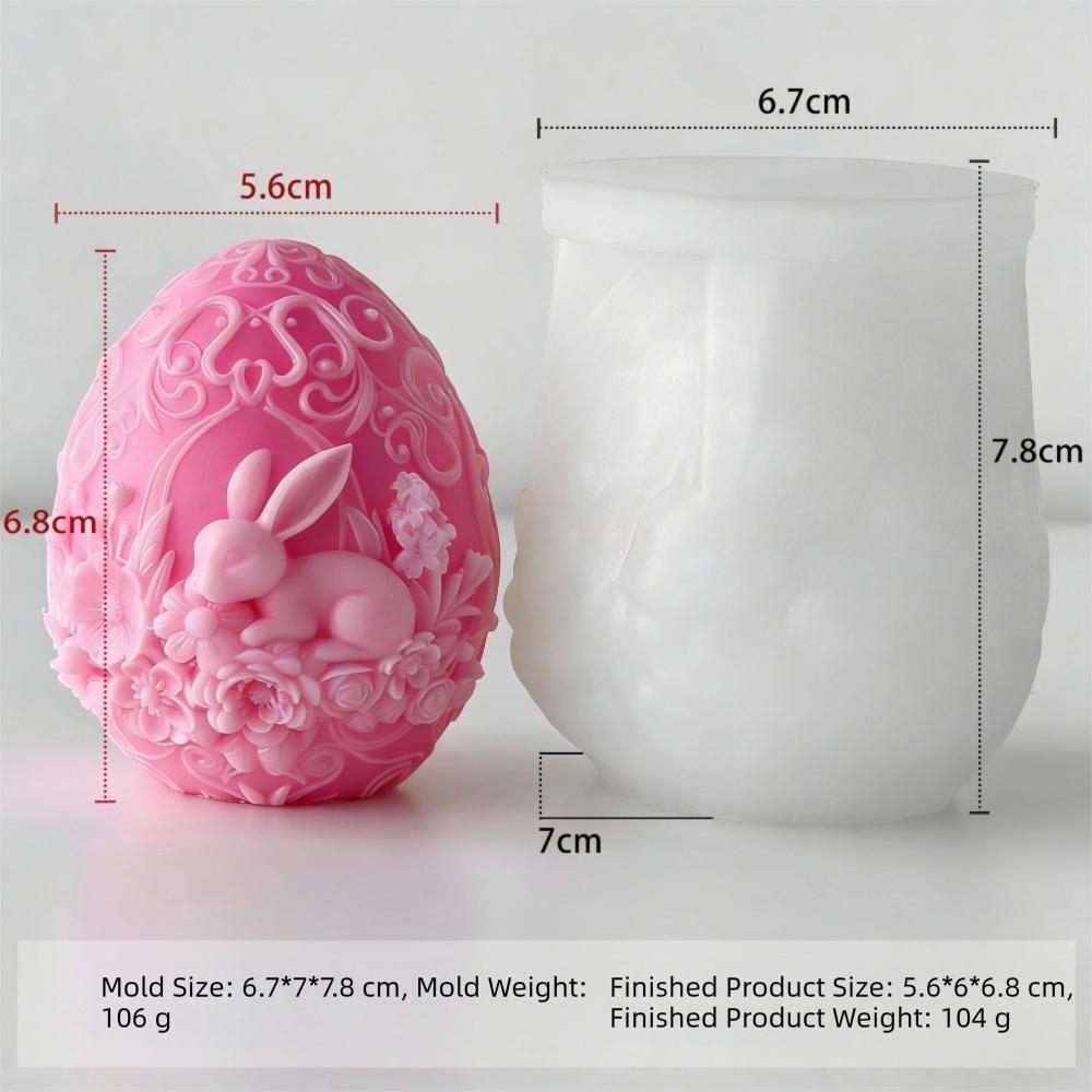 Egg Shaped Silicone Cake Mold Handmade Candle Mold DIY Chocolate Mold  Easter