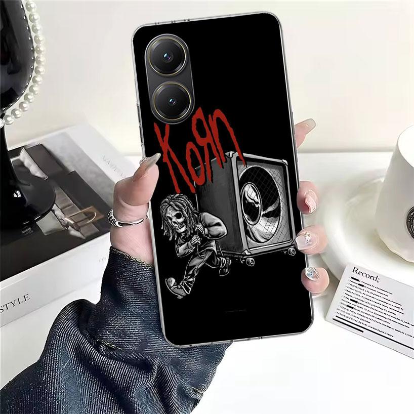K-Korn Rock Band Soft Phone Case For Xiaomi Redmi 15C 15 13C 13 Poco X5 X6 X7 F7 Ultra M7 12C 12 10 10C 9C 9A 9T 9 Fundas Poco X