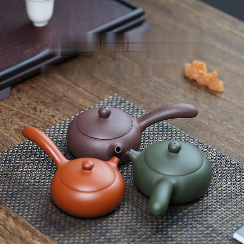 Tangyu Zisha Side Handle Xishi Teapot - Original Yixing Clay Kung Fu Teaware