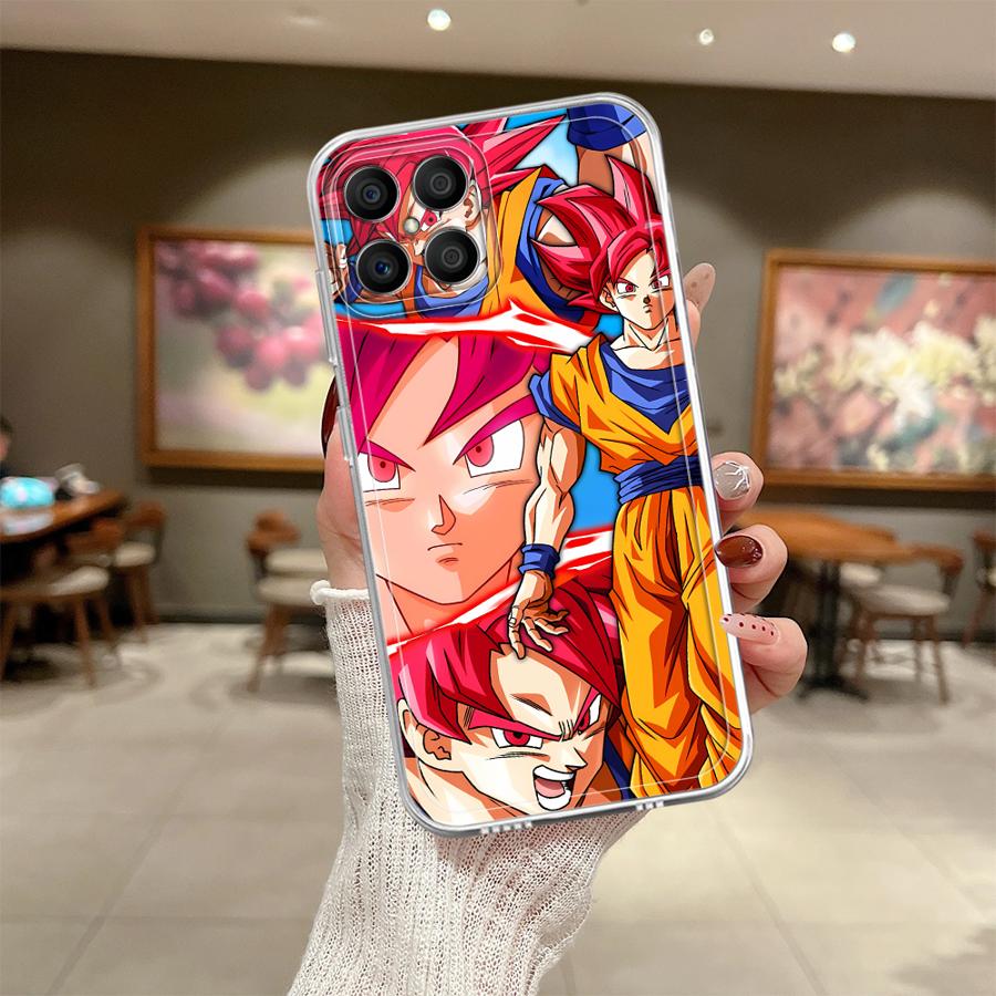 D-Dragons Ball Anime Case for Honor X7b X8a X8b 90 Lite X9a X9b X8 Soft Phone Cover