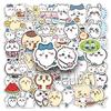 50 Cartoon Decals Cute Emoticon Packs Ji Kawa Decorative Mobile Phone Case Compact Mochi Decals Premium Durable