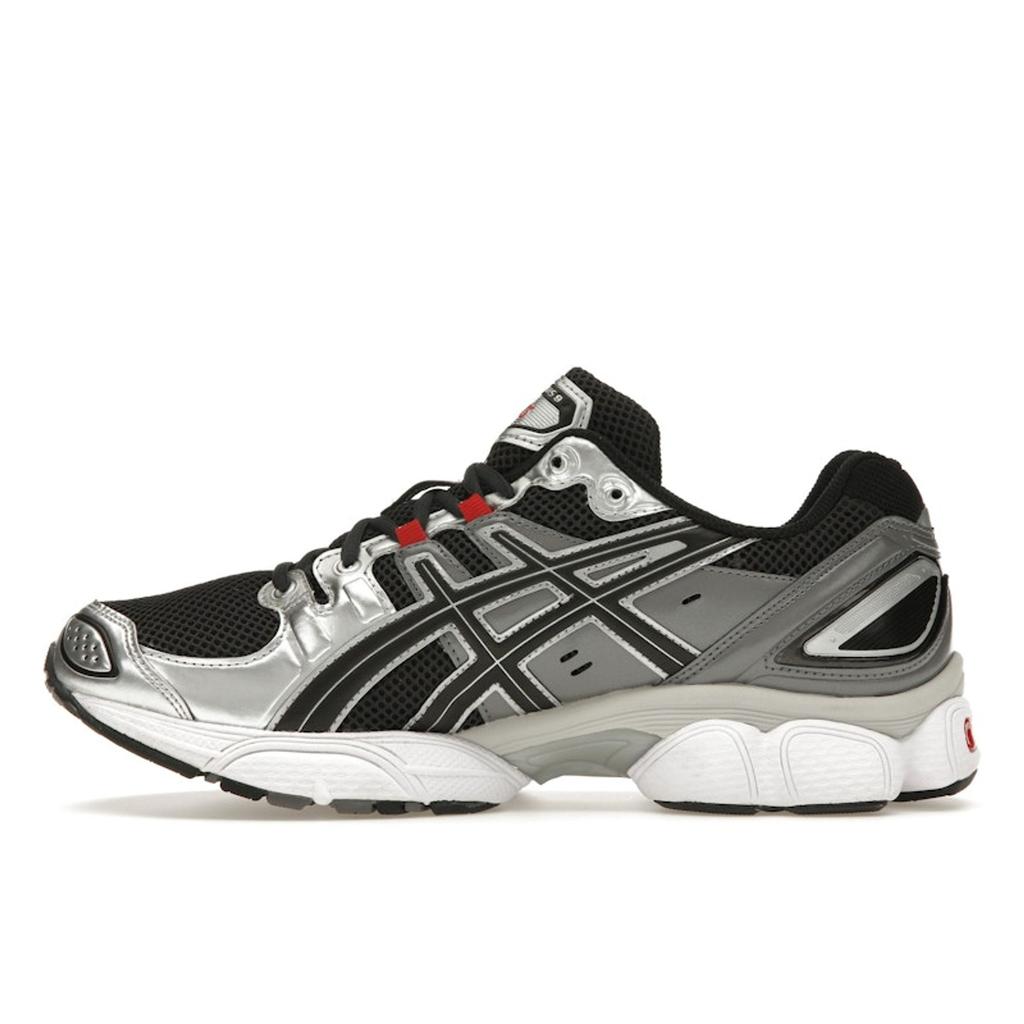 Asics Gel Nimbus 9 Grafitově šedá červená Unisex tenisky Čistě stříbrná 1201A424-023