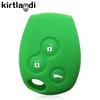 silicone key cover holder key case for Renault Clio 3 Logan 2 Dacia Duster sandero stepway Lada Largus for Nissan Almera terrano