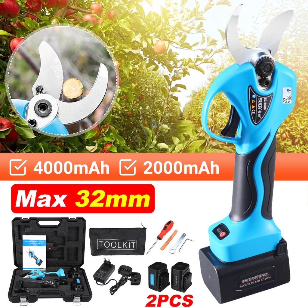 1500W Cordless Pruner Lithium-ion Pruning Shear Efficient Scissors Bonsai Electric Tree Branches Garden Tool