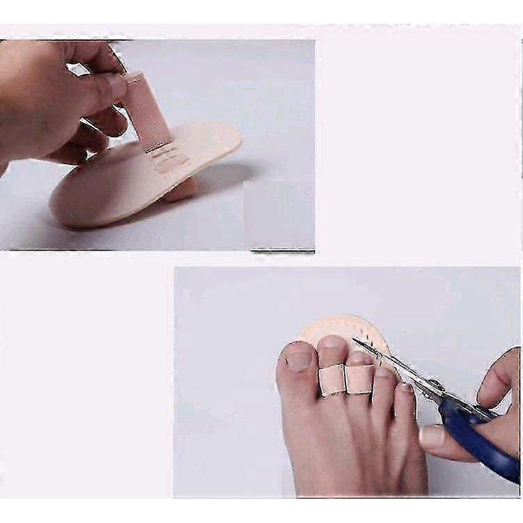 Toe Splint [pair] - Hammer Toe Straightener - Joint Realign Cushion Brace For Claw, Curled, Crooked Toe - Metatarsal Support Loop Guard Alignment Corr
