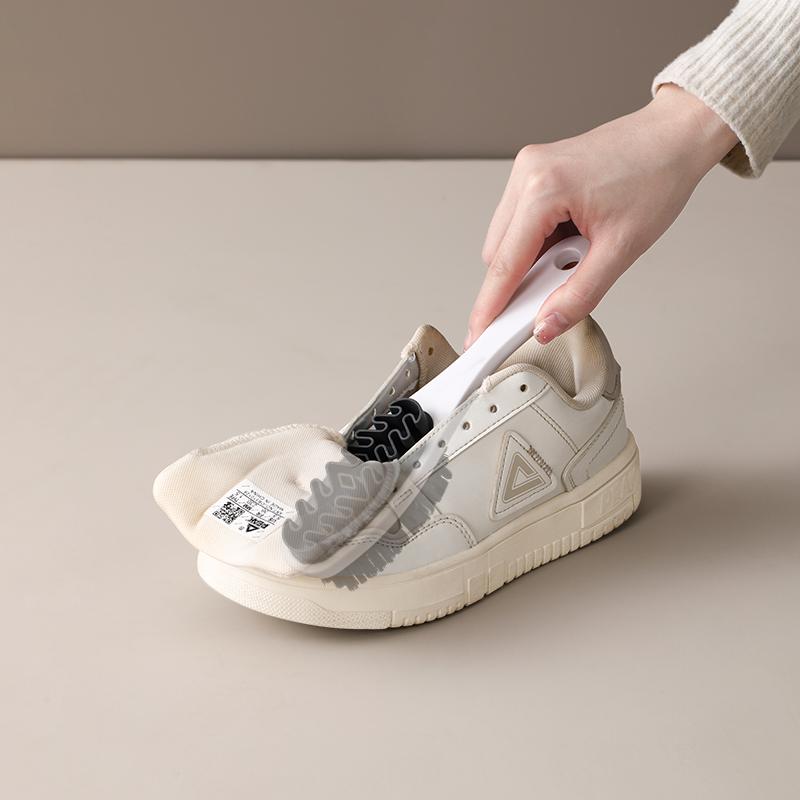 2 In 1 Scrub Suede Shoe Brush Double-sided Shoe Cleaning Brush Suede Cleaner Household Cleaning Brush Soft TPR Laundry Brush
