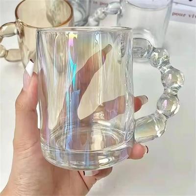 Hrnky na kávu v evropském stylu Luxusní rukojeť Šálek kávy Mléko Odpolední čajový šálek Kreativní bublinkové šálky pro přítele jako dárek