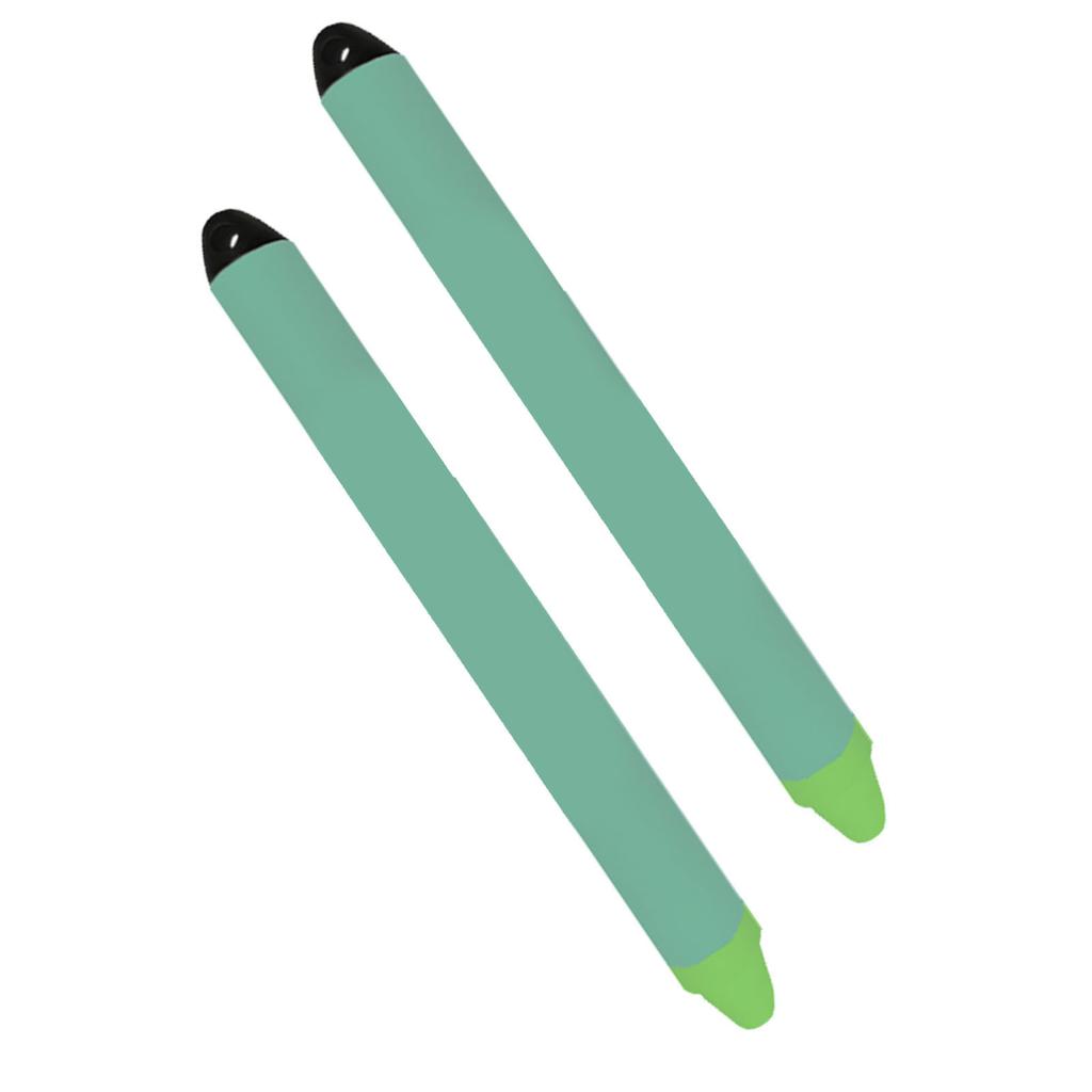 2Pcs Stylus Pen with Tethers for Touch Screens Tablet Phone Devices Kid Friendly Green