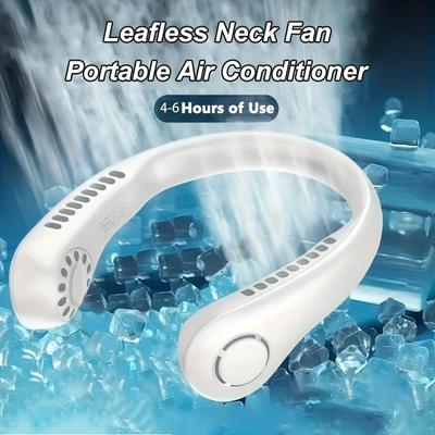 Mini ventilator portabil pentru gât mic, cu răcire cu aer, pentru sporturi în aer liber