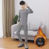 Autumn Youth Pure Cotton Underwear Set: Warm Sweater & Trousers for Boys