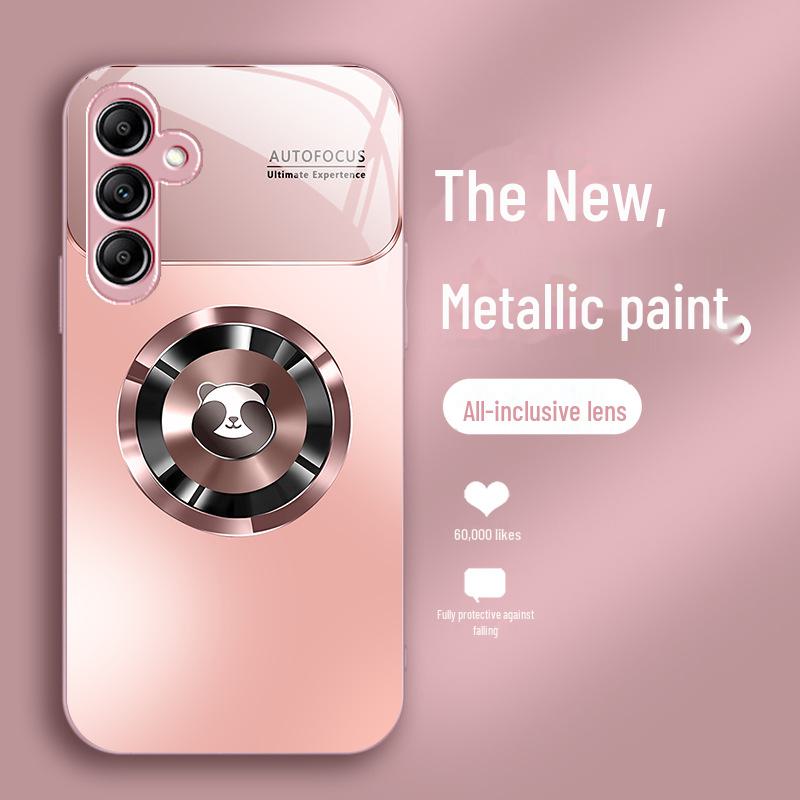 

Чехол из металлического стекла с эффектом градиента Panda для Samsung A21S — стильная комплексная защита для вашего телефона Samsung серии A. A21S