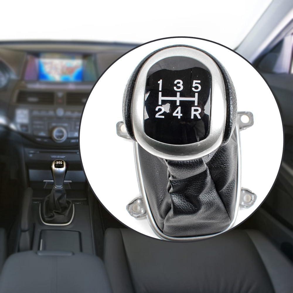 5 Speed Manual Gear Shift Knob Boot For Honda Accord Coupe 2008-2013