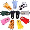 Cozy Dinosaur Cosplay Costume Slippers With Soft Plush Paw Shoes For Winter Warmth