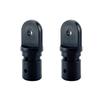2pcs Car Boat Bimini Top Insert Tube Eye End Nylon Boat Inside Eye End Top Fitting Hardware Accessories