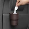 1Pc Hanging Type Seat Clip Car‘S Mounted Single Cup Air Outlet Cup Holder Bucket Console Trash Can Door Slot Armrest Storage Box