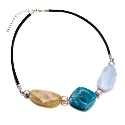 JMXD-Candy Acrylic Necklace Women, Geometric Pendant Accessories, New Fashion Accessories