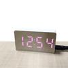 Mini Simple Electronic Clock Convenient Clock Car Clock with Temperature Alarm Clock Mirror Clock