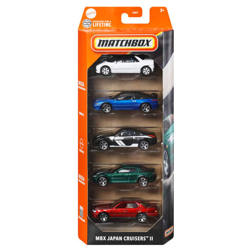 

Matchbox Набор из 5 машинок Ассорти Транспорт Игрушка Мини-машинки для детей от 3 лет, Разноцветный, C1817