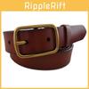Fashionable Womens Leather Waist Belt With Metal Pin Buckle For Versatile Styling