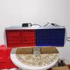 Solar Rechargeable Dual-Color LED Traffic Warning Light