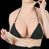Silicone Half-Body Navel-Cut Transvestite Fake Breasts for Cosplay and Streaming