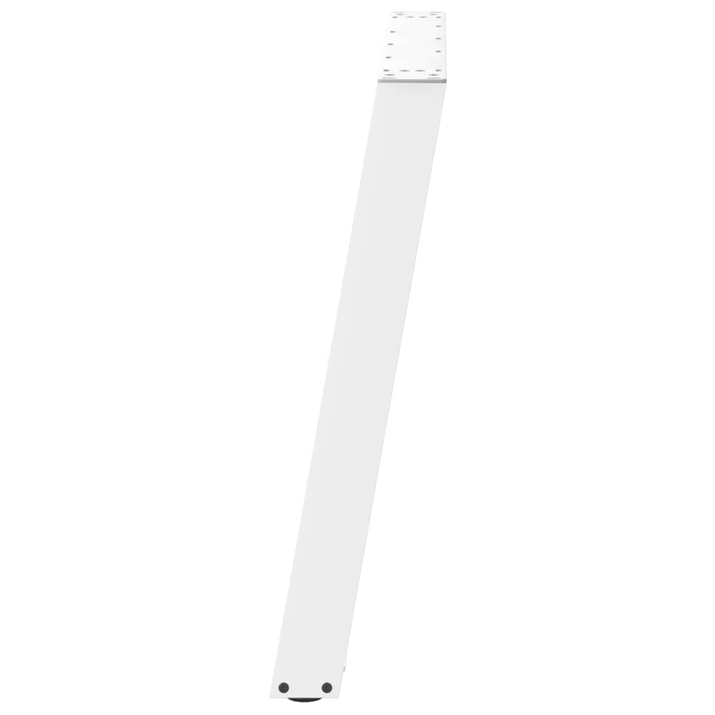 Vidxl Nogi Do Stołu Jadalnianego, 2 Szt., Białe, 90X(72-73) Cm, Stal