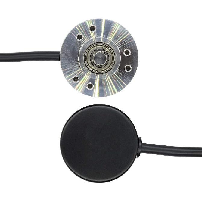 Aideepen 600P/R Rotary Encoder, AB 2 Phase Incremental Rotary Encoder 6mm Shaft 5V-24V Wide Voltage