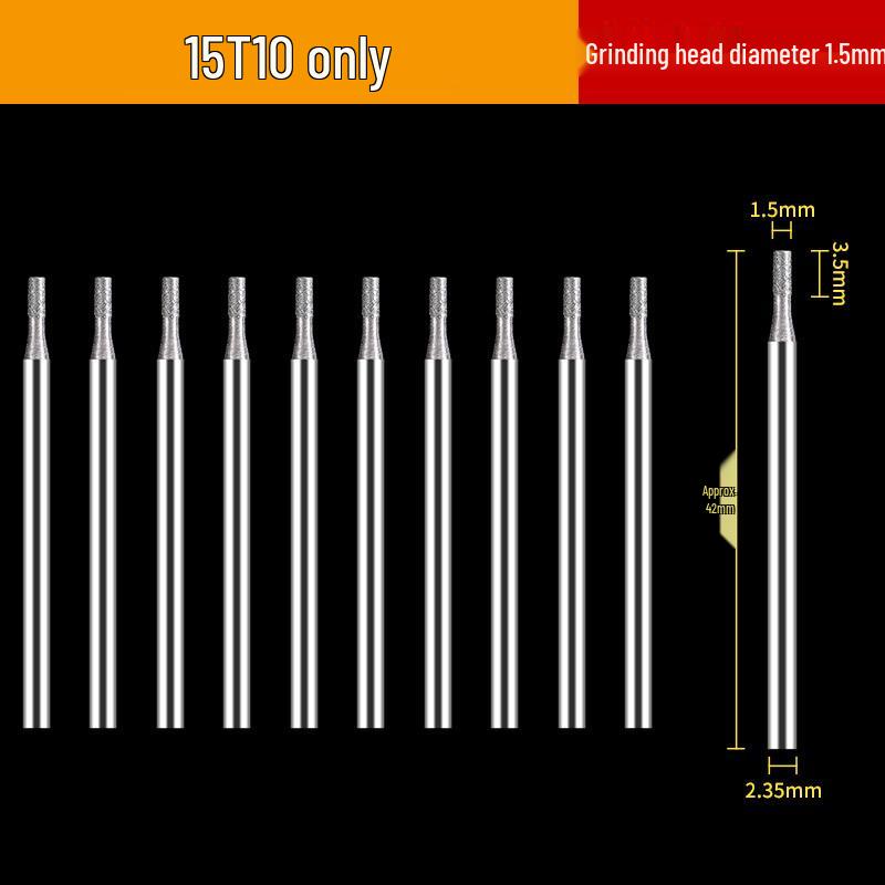 Mansharui Diamond Jade Carving Tool Set: Eye-Catching Grinding Head & Hollow Drill Bit Punching Needle