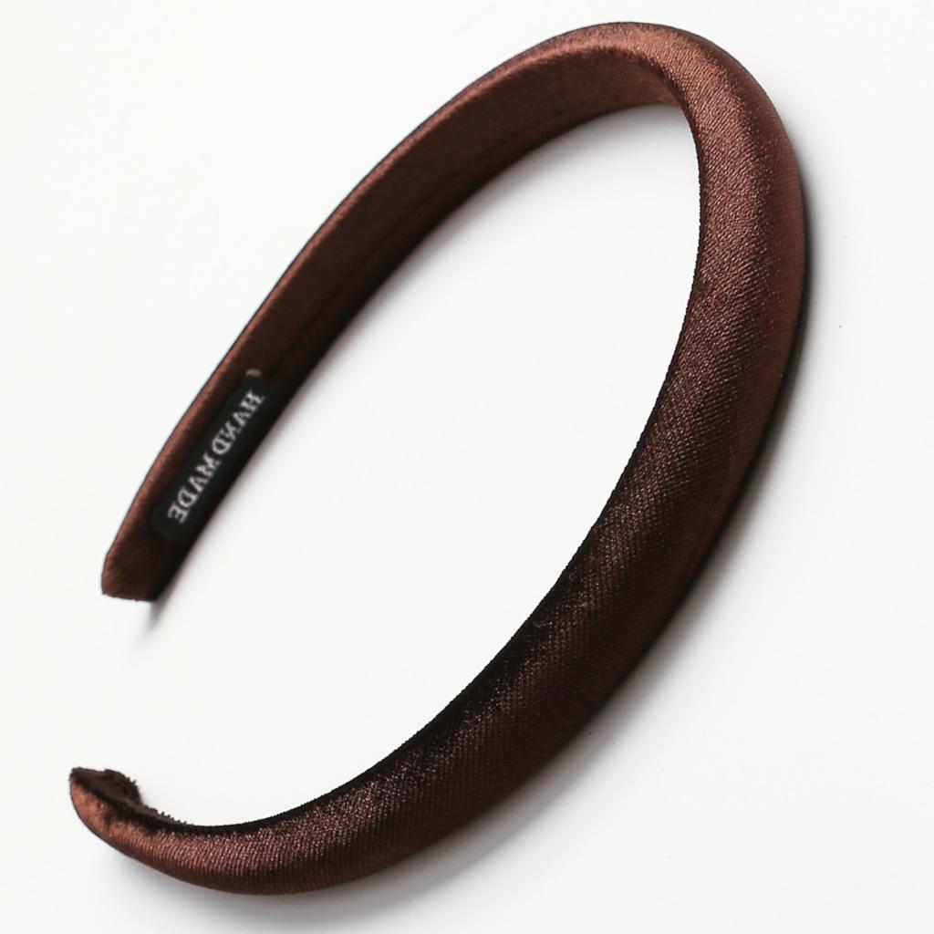 1.5cm Width High grade velvet Hair Bands headband retro slim edge hair clip new autumn outerwear style solid color Hair Hoops