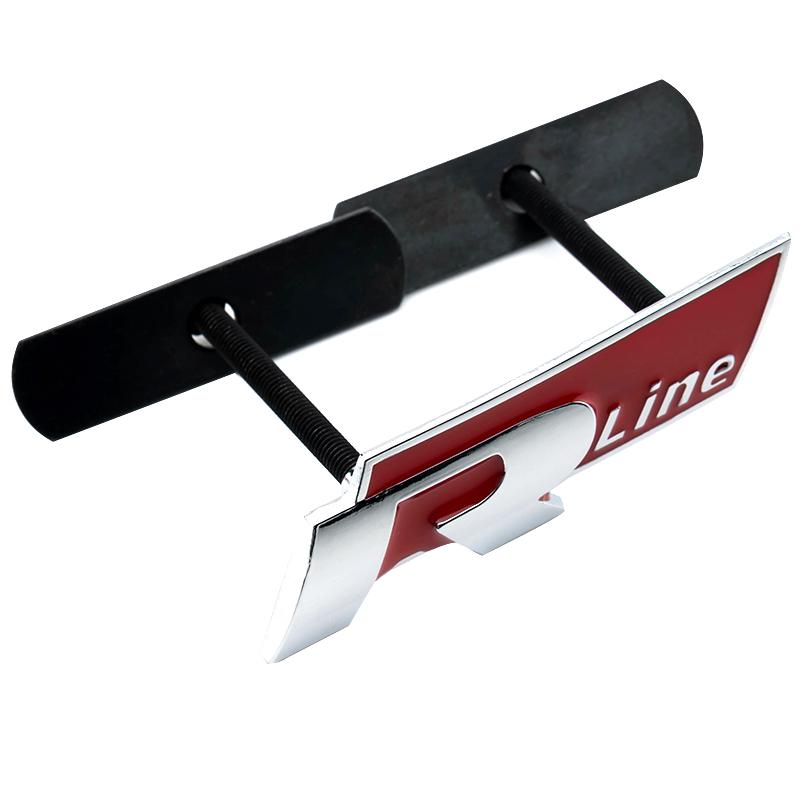 2026 Hot For VW VOLKSWAGEN 3D Metal Front Grill Badge Body Trunk Auto Emblem Sticker Car Stylin For Volkswagen VW R-line R GTI P