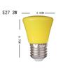 2W E27 Led Bulb Red Blue Green Pink Yellow White 8-Light-Colors 360/Beam Colofrful Decorative Light Ac220V 240V Energy Saving