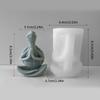 Candle Moulds Clay Moulds Crafts Moulds Hand-making Supplies Meditation Turtle Shaped Silicone Material for DIY Figurine