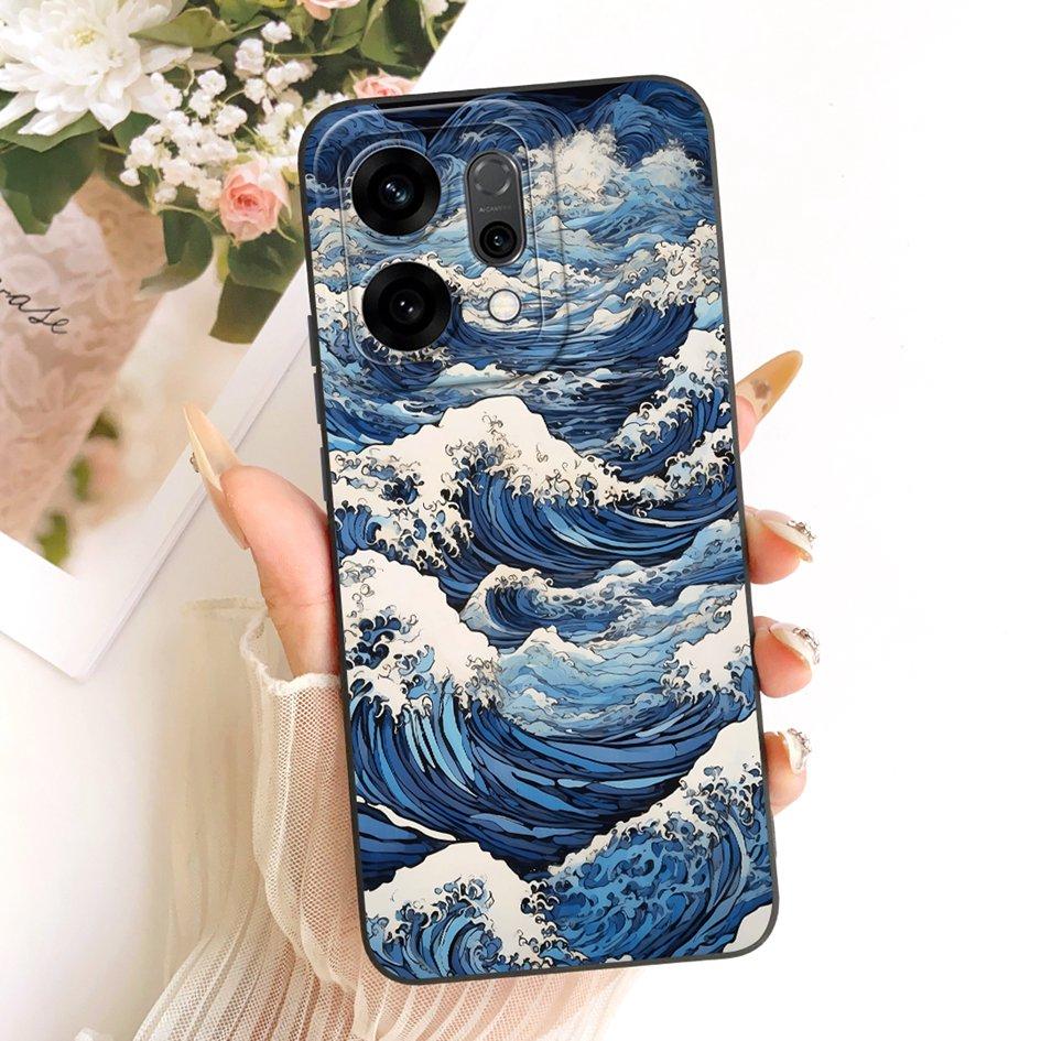 Cute Cartoon Phone Case For OPPO Reno 14 Cover Reno14 Pro Shockproof Silicone Funda Matte Bumper on OPPO Reno14Pro 5G Soft Shell