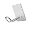 Stainless Steel Bathroom Sticky Hook Wall Mount Towel Hanger Shower Glass Wall Hanging Rack for Home and Hotel Use