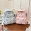 New Small Fresh Schoolbag Cute Girl Junior High School Students Lightweight Weight Backpack Travel Large Capacity Backpack