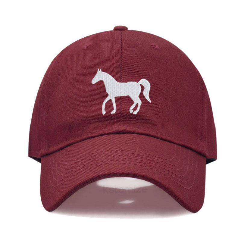 Șapcă de baseball pentru femei Șapcă pentru bărbați Bumbac spălat Broderie cal de desene animate Șapcă tată Șepci sport de golf pentru bărbați Pălării de soare Dropshipping