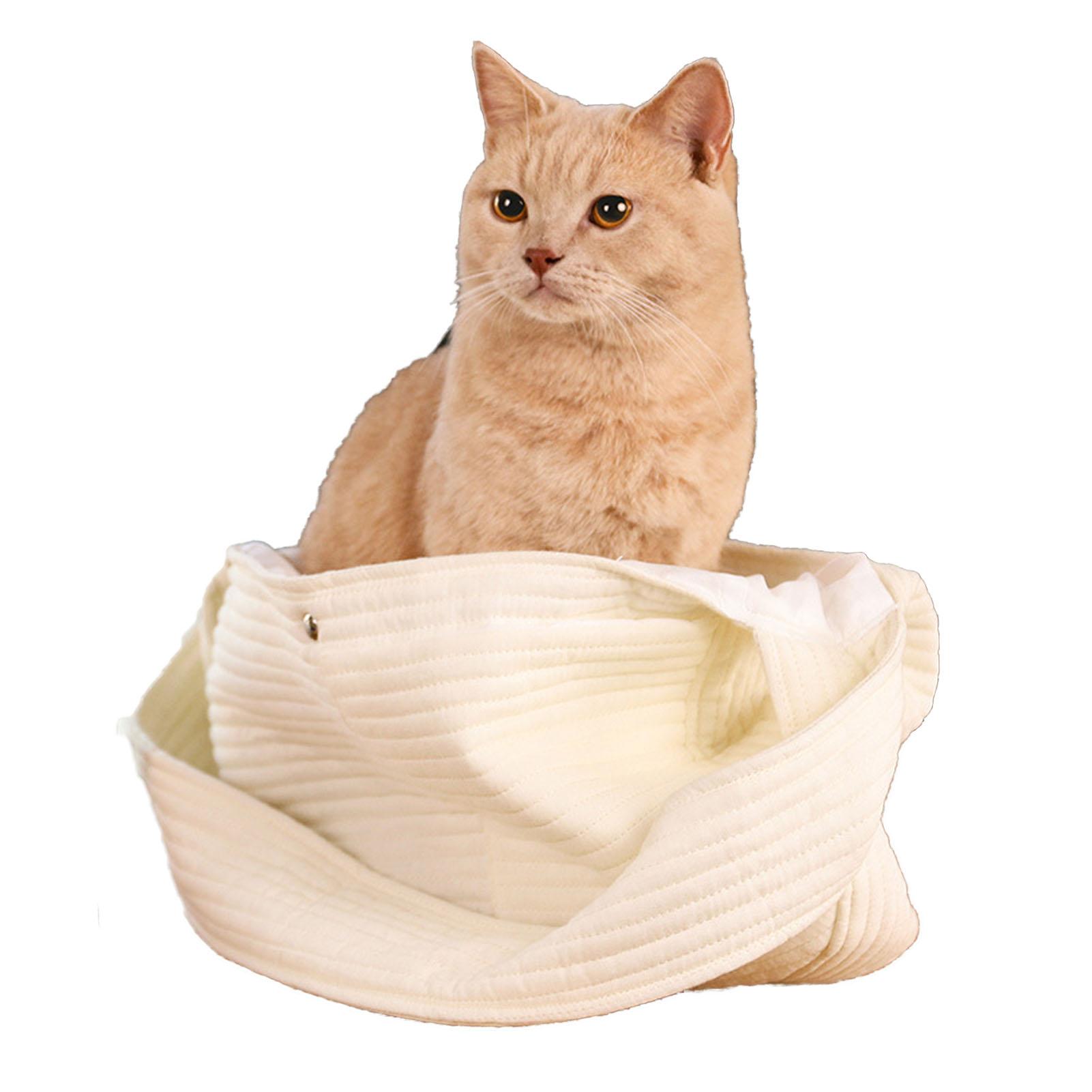 

Cat Sling Carrier Large Space Comfortable Safe Reinforced Shoulder Strap Multifunction Cat Sling Bag Carrier for Cats