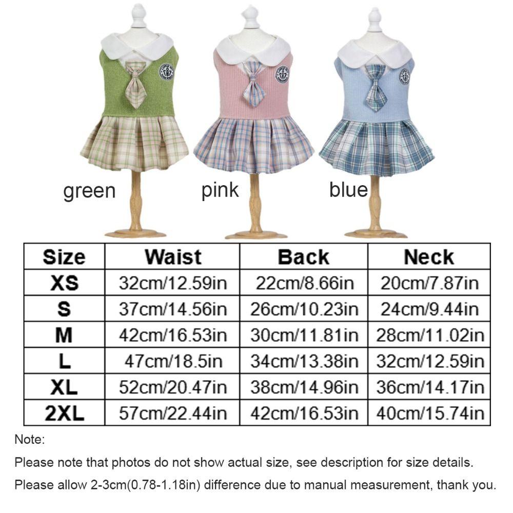 Soft Dog JK Sweater Dress Wool/Polyester Puppy Cosplay JK Uniform Pet School Uniform  Winter