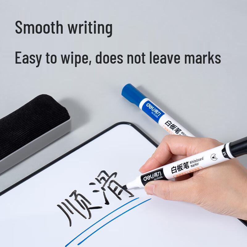 Deli Whiteboard Marker and Cleaning Set